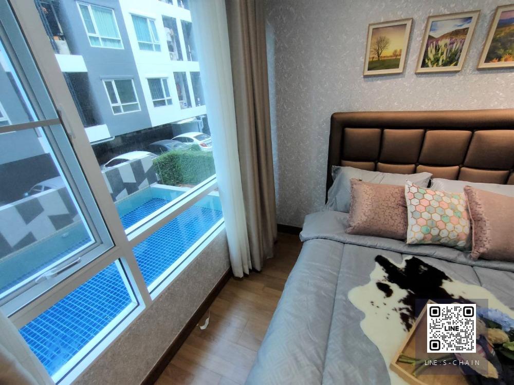 🎗🌷FOR RENT>> Regent Home Sukhumvit 81>> ใกล้ BTS อ่อนนุชเพียง 700 เมตร ชั้น 2 อาคาร C   วิวสระสวยสไตล์รีสอร์ท ห้องสวยตรงปก #LV-MO1260