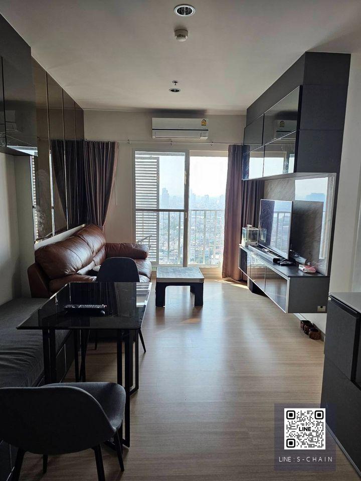 FOR RENT>> The Key Sathorn - Charoenrat>> ชั้น 34 ห้องมุม 2 ห้องนอน ใกล้ทางด่วน ศรีรัช #LV-MO112