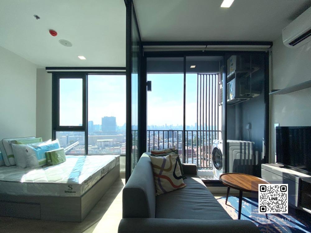 🍀FOR RENT>> 🌈Modiz Rhyme Ramkhamhaeng>> ชั้น 17 ขนาดห้อง 26.2 ตร.ม ห้องสวย แต่งครบ ใกล้ MRT รามคำแหง /The Mall #LV-MO1144