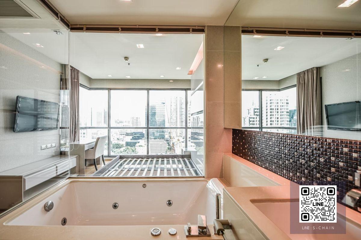 📢FOR RENT>> The Address Sathorn>> 🌷อยู่ติดถนนสาทร / ใกล้ BTS เซนต์หลุย์ วิวตึกมหานคร ชั้น 20 เฟอร์นิเจอร์ครบ #LV-MO1505