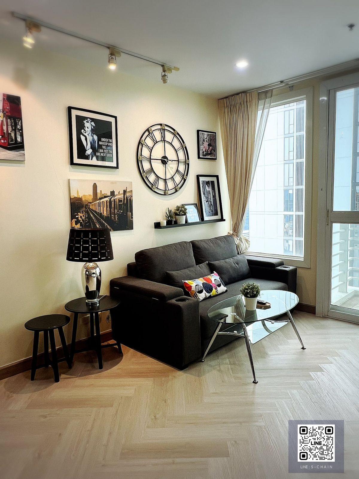 FOR RENT❄️Siri Residence (Sukhumvit 24) ห่างจากสถานีรถไฟฟ้า BTS พร้อมพงษ์ ประมาณ 50 เมตร ทำเลใจกลางสาทร  ชั้น 23 #LV-MO1697