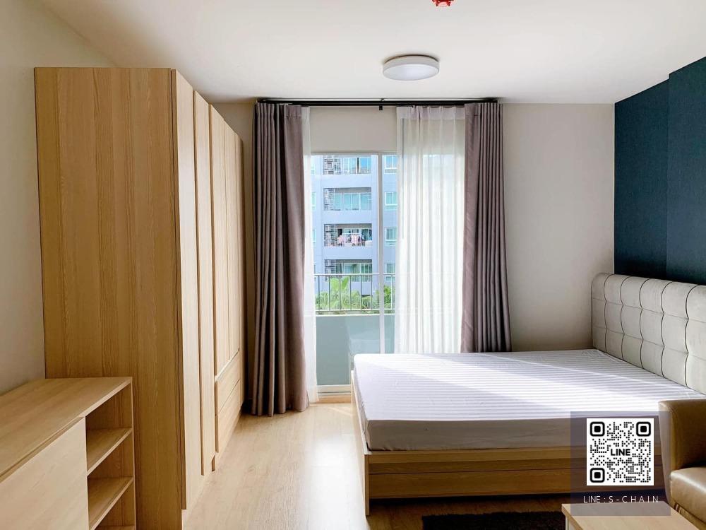 🍀⭐FOR RENT>> Elio Del Ray Sukhumvit 64>> ห้อง studio ขนาด 25 ตร.ม. ชั้น 5 วิวสระว่ายน้ำ  สภาพใหม่ ติด wall paper ทั้งห้อง #LV-MO849