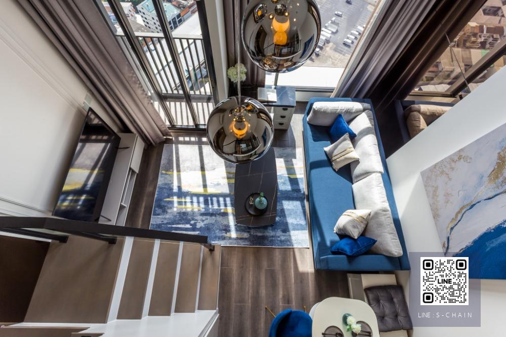 💛🎐FOR RENT>> Knightsbridge Space Ratchayothin>> ห้อง Duplex ติดรถไฟฟ้า BTS พหลโยธิน 24  ชั้น 30  เฟอร์นิเจอร์ครบ #LV-MO1319