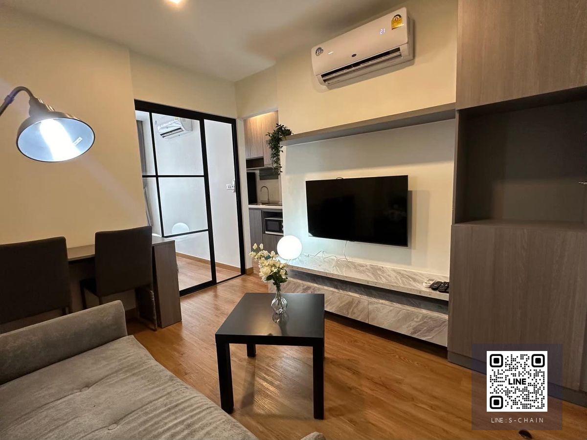 FOR RENT ⭐🌈Magnix Ramintra 21>>  ห้องสวย ทำเลดี ใกล้รถไฟฟ้า เดินทางสะดวก ✨ Type A ขนาด 1 ห้องนอน เฟอร์นิเจอร์พร้อมเครื่องใช้ไฟฟ้าครบ #LV-MO1914