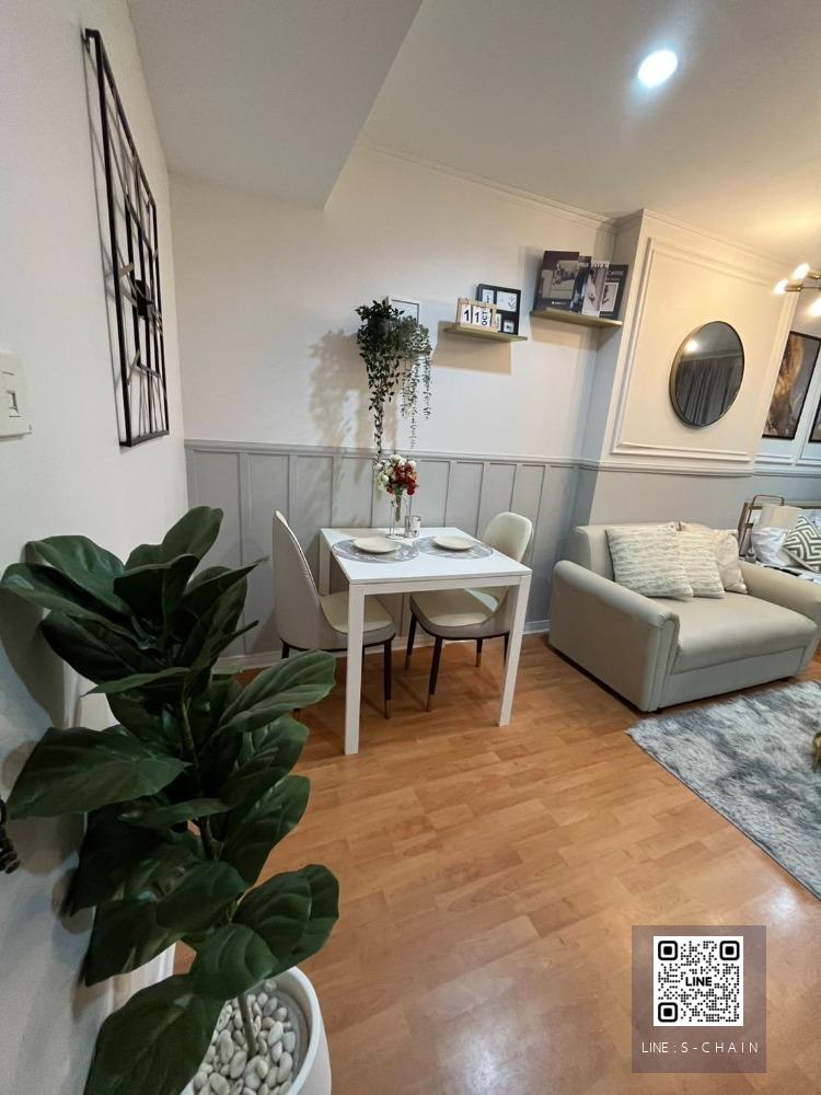 🌈FOR RENT>> Lumpini Ville Ramkhamhaeng 44>> ห้องสตูดิโอ ครัวแยก ตกแต่งใหม่ ชั้น 12 ตึก A  แค่ 180 เมตรจาก MRT  #LV-MO1359