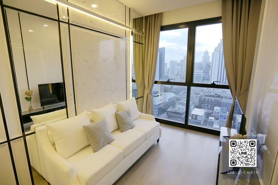📢FOR RENT>> Ashton Asoke>>  ขนาด 31 ตรม. ชั้น17. เฟอร์นิเจอร์และเครื่องใช้ไฟฟ้าครบ ตกแต่งพร้อมเข้าอยู่ ใกล้ BTS อโศก #LV-MO1390