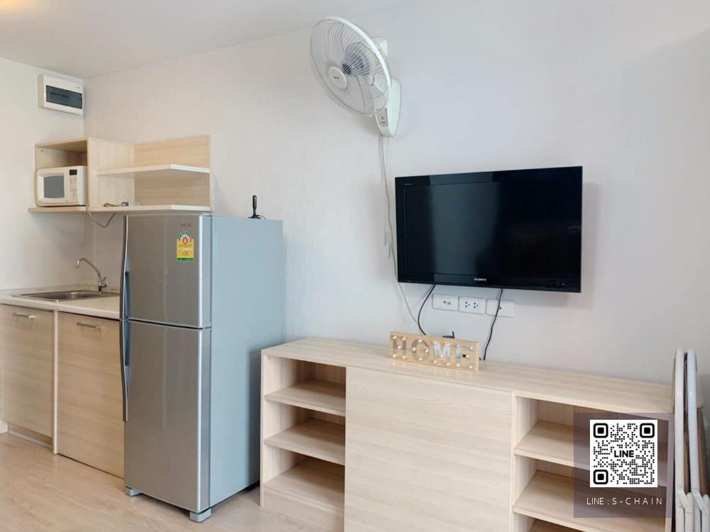 🍀⭐FOR RENT>> Elio Del Ray Sukhumvit 64>> ห้อง studio ขนาด 25 ตร.ม. ชั้น 5 วิวสระว่ายน้ำ  สภาพใหม่ ติด wall paper ทั้งห้อง #LV-MO849