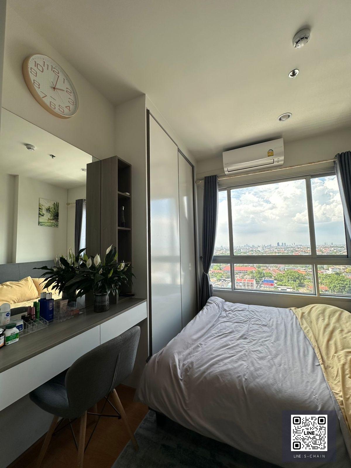 📢✨FOR RENT>> The President Sukhumvit - Samutprakan 🔥 ชั้น16 ขนาดห้อง 27 ตร.ม Fully furnished วิวเมือง โล่ง โปร่ง ไม่มีตึกบัง ติด BTS แพรกษา #LV-MO2035