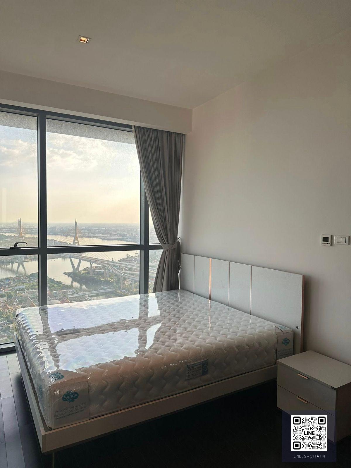 📢⭐FOR RENT>> The PANO Rama 3 ✨คอนโดริมแม่น้ำเจ้าพระยา  ชั้น 46 วิวแม่น้ำเจ้าพระยาและสะพานภูมิพล 1 ขนาด 129.2 ตร.ม. 2 ห้องนอน ห้องสวย เพิ่ง Renovate เฟอร์นิเจอร์ใหม่ ความเป็นส่วนตัวสูง  #LV-MO1952