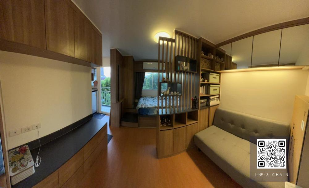 CONDO FOR RENT>> Lumpini Mixx Thepharak - Srinakarin>> ห้องสวย ชั้น 3 เฟอร์ Built-in ติดถนนเทพารักษ์ พร้อมอยู่ #MO-1902