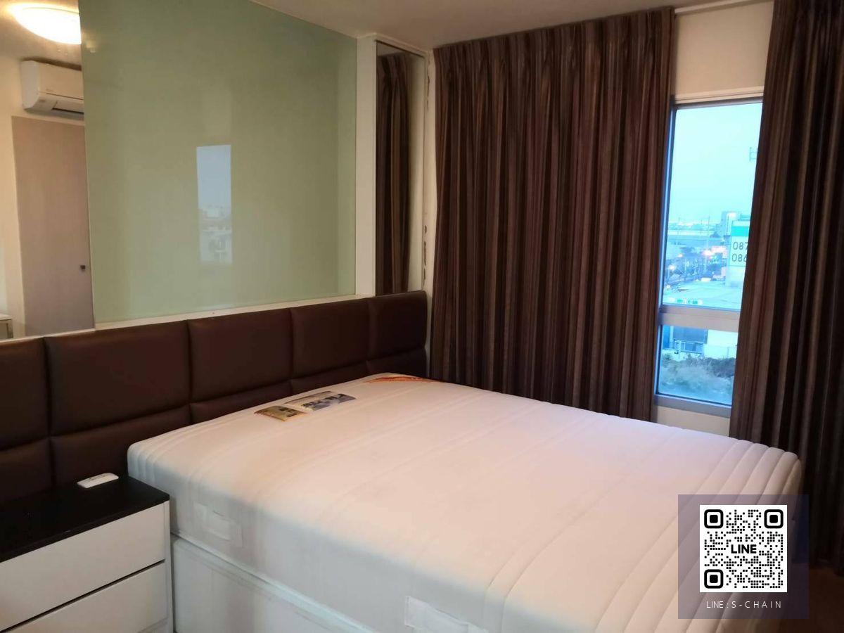 FOR RENT>> Lumpini Ville Onnut - Ladkrabang>> ตึก A ชั้น 7 ขนาดห้อง 26 ตรม  ตึก A แบ่งเป็นสัดส่วน กระจกกั้นระหว่างห้องนอนและห้องรับแขก #LV-MO1665