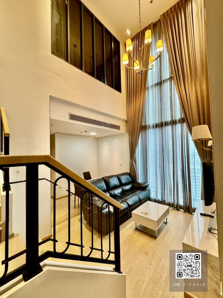 ❄️FOR RENT>> Pyne by Sansiri>> ห้อง Deplex 2 ห้องนอน ชั้น 33-34 เฟอรนิเจอร์ตกแต่งครรบ พร้อมเครื่องใช้ไฟฟ้า ติด BTS ราชเทวี #LV-MO774