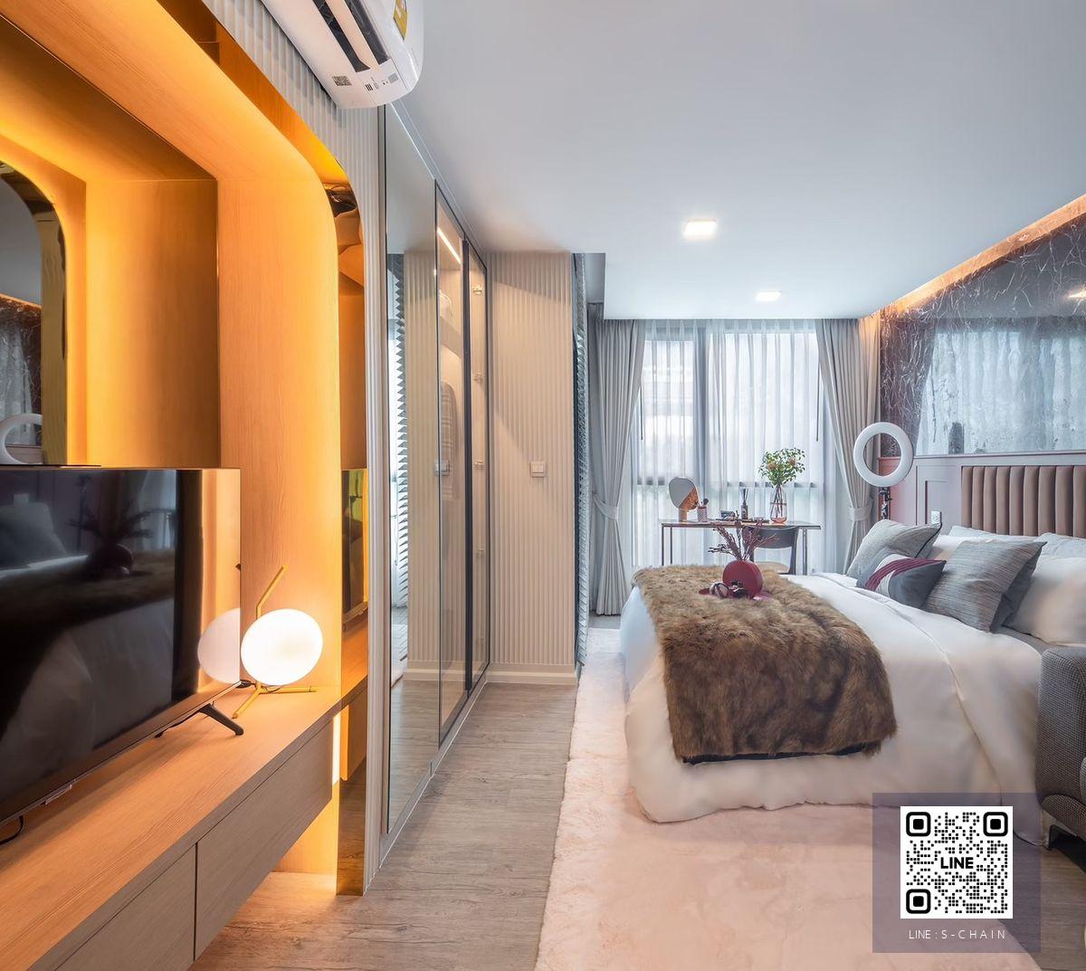 📢FOR SALE>> Atmoz Tropicana Bangna>> 🔥 ห้องสวย ตกแต่งครบ พร้อมอยู่ เดินทางสะดวก ติดถนนบางนาตราด ใกล้ MRT ศรีเอี่ยม /Central บางนา #LV-MO1502