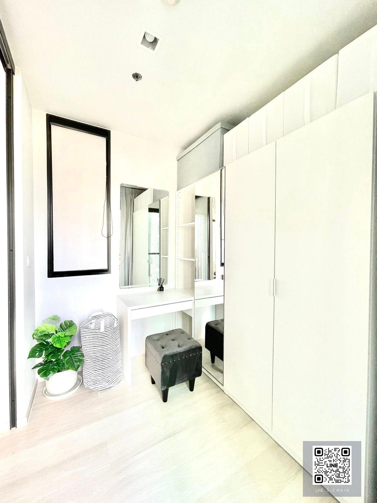 📢FOR REN >> Life One Wireless ✨🌷ชั้น 29 วิว Central Embassy ทิศใต้แต่ไม่ร้อนเพราะมีมุมตึกบังแสงอาทิตย์ช่วงบ่าย 🌸ตกแต่งสไตล์เกาหลี สีขาว น่ารัก ใกล้  BTS เพลินจิต #LV-MO1916