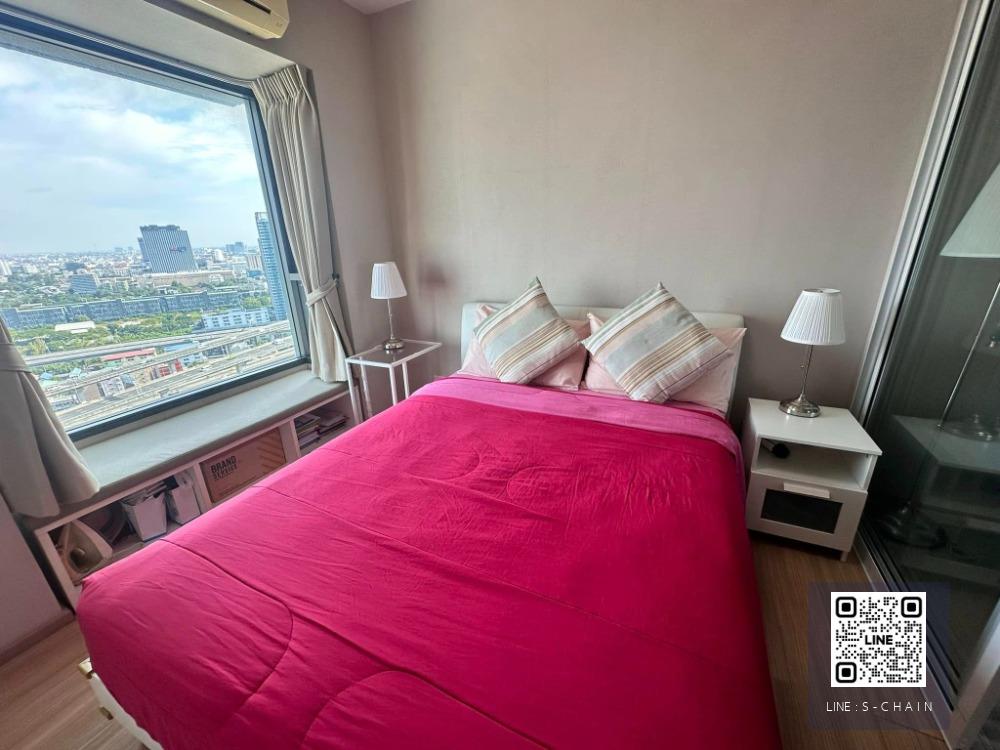 🔥FOR RENT>> Fuse Mobius Ramkhamhaeng Station>> ติดรถไฟฟ้า แอร์พอสลิ่งรามคำแหง  ชั้น 30 ตึก B วิวสวย 29 ตรม.  เฟอร์นิเจอร์ และเครื่องใช้ไฟฟ้า #LV-MO1346