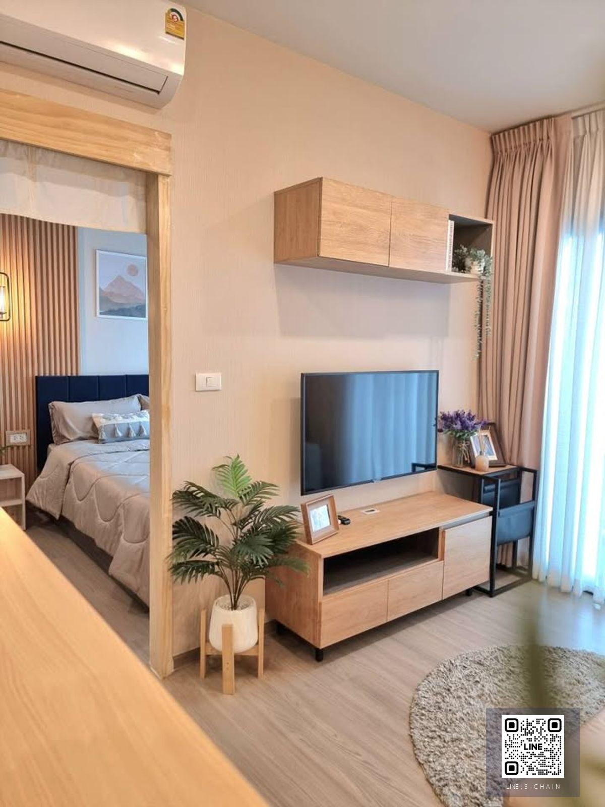 FOR RENT>> The Base Phetchaburi - Thonglor>> ชั้น 20 ขนาด 33.25 ตร.ม ตกแต่งสไตล์ Muji อบอุ่น  ประตูเป็นสไตล์ญี่ปุ่น น่ารักมากๆ ใกล้ รพ.กรุงเทพ 250 เมตร MRT เพชรบุรี #LV-MO1766