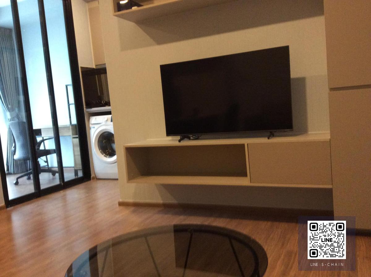 📢FOR RENT>> The Origin Ram 209 Interchange>> 😊ห้องขนาด 30.70 ตรม 1 Bed+  ชั้น5 เฟอร์นิเจอร์ เครื่องใช้ไฟฟ้า ครบ พร้อมเข้าอยู่ ใกล้รถไฟฟ้าสายสีชมพู สถานีมีนบุรี #LV-MO1492