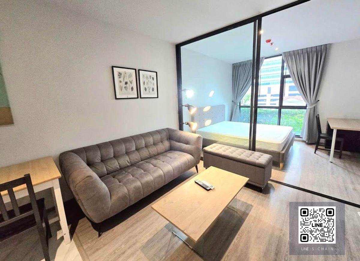 🎉🔥FOR RENT>> Rhythm Ekkamai 📢ห้อง 1 Bed วิว Pocket Garden ไม่ร้อน ลมเย็นสบาย ชั้น 8 ห้องตกแต่งใหม่ เฟอร์นิเจอร์อิเกียเครื่องใช้ไฟฟ้าครบ ใกล้ BTS เอกมัย #LV-MO2032