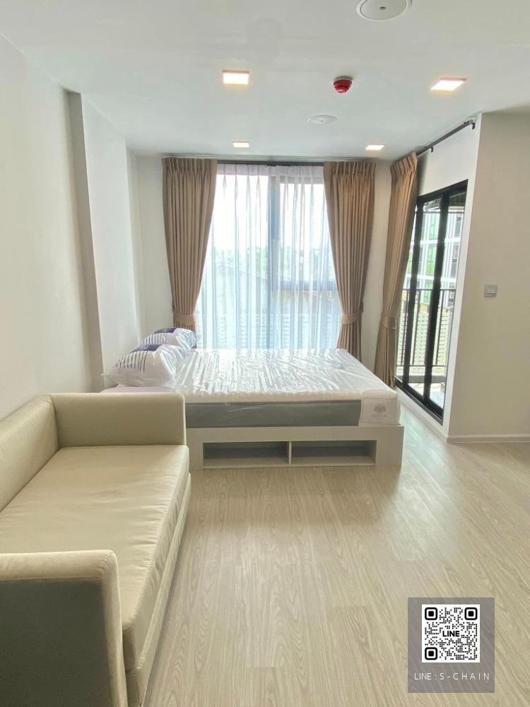 FOR RENT>> Atmoz Oasis Onnut>> ห้องใหม่ ชั้น 3 เฟอร์นิเจอร์ตกแต่งพร้อมอยู่ ใกล้ BTS อ่อนนุช #LV-MO252