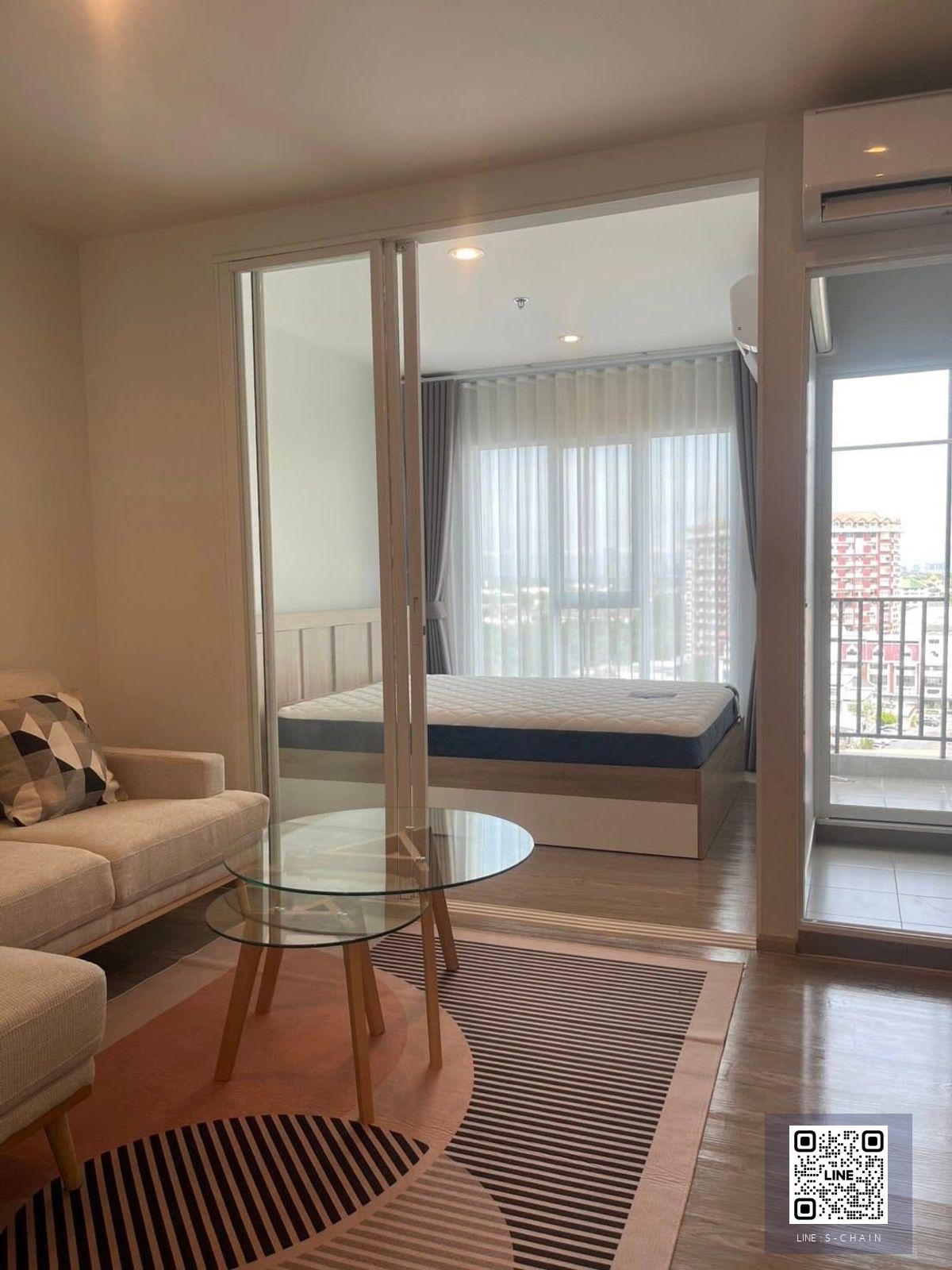 FOR RENT 📢🌈Regent Home Bangna ⭐ ห้องตกแต่งสไตล์มูจิ ให้ความเรียบ สุขุม สงบ ชั้น 11 มองวิวได้ระดับสายตา โล่งโปร่ง อาคาร B ติดถนนสรรพาวุธ แยกบางนา ใกล้ BTS บางนา เพียง 400 เมตร #LV-MO1821