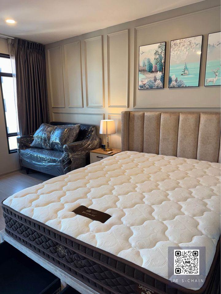 🎉FOR RENT>> Aspire Asoke Ratchada>> ชั้น 6 ตึก E ขนาดห้อง 25 ตร.ม. เฟอร์นิเจอร์และเครื่องใช้ไฟฟ้าครบ ใกล้ MRT พระราม 9  ส่วนกลางขนาดใหญ่ #LV_MO1012