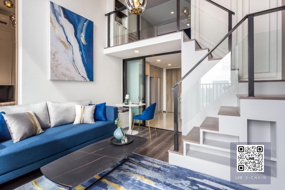 💛🎐FOR RENT>> Knightsbridge Space Ratchayothin>> ห้อง Duplex ติดรถไฟฟ้า BTS พหลโยธิน 24  ชั้น 30  เฟอร์นิเจอร์ครบ #LV-MO1319