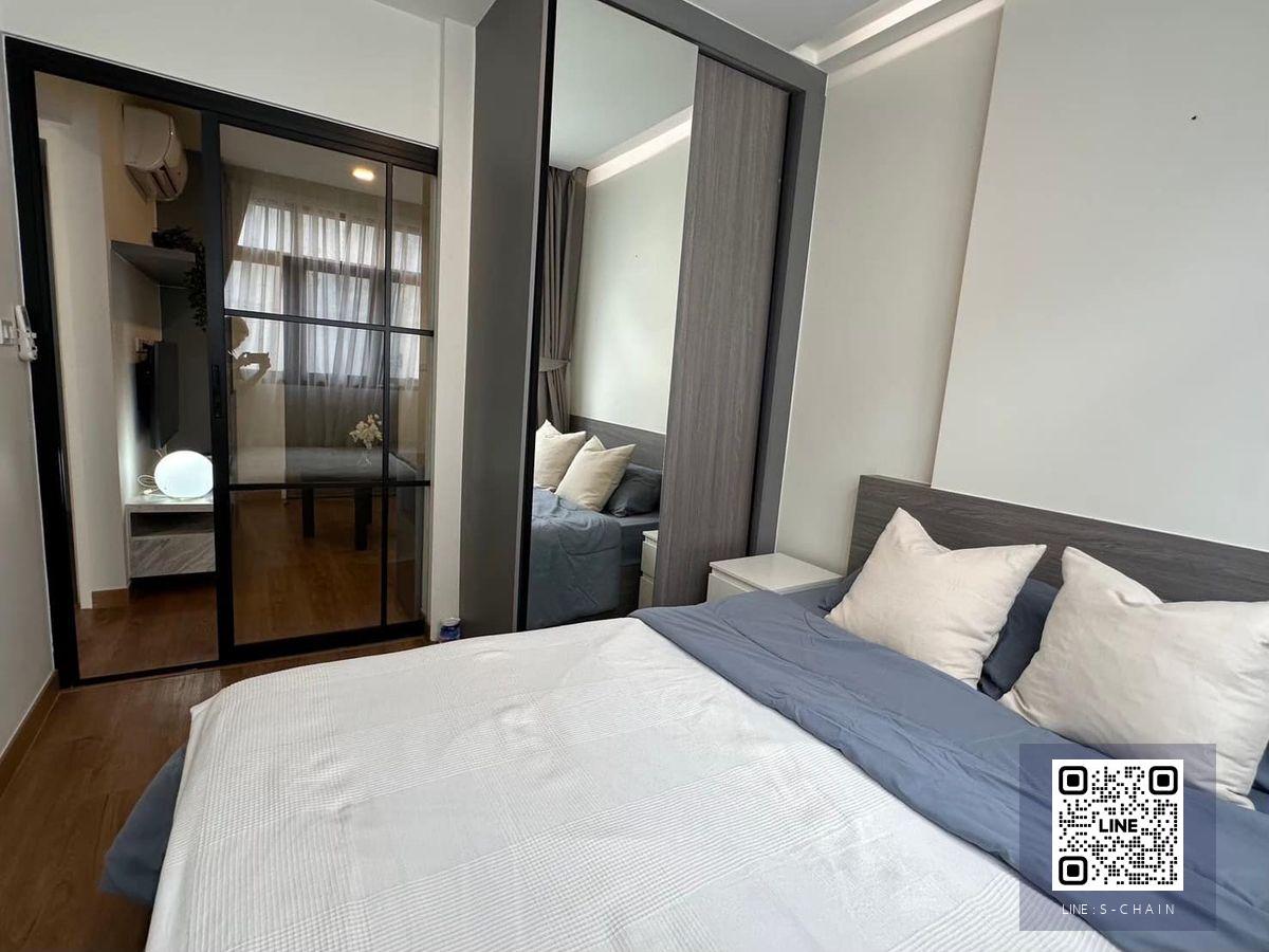 FOR RENT ⭐🌈Magnix Ramintra 21>>  ห้องสวย ทำเลดี ใกล้รถไฟฟ้า เดินทางสะดวก ✨ Type A ขนาด 1 ห้องนอน เฟอร์นิเจอร์พร้อมเครื่องใช้ไฟฟ้าครบ #LV-MO1914