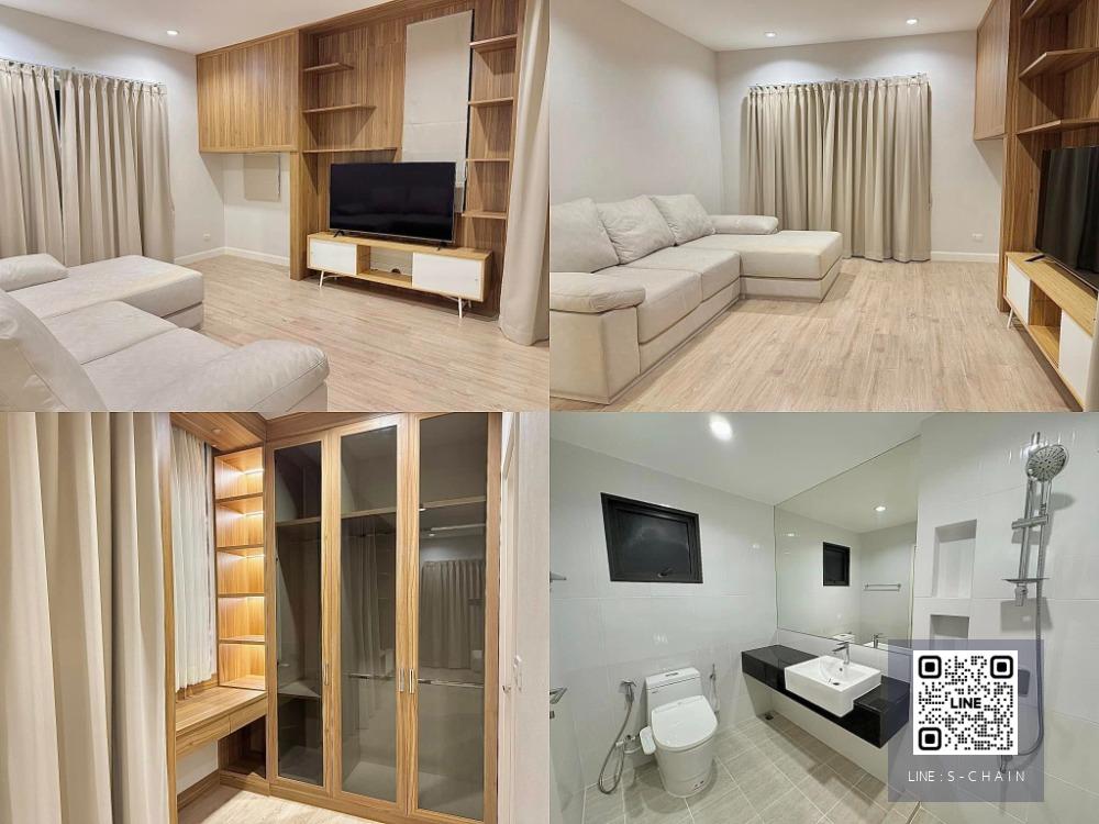 🏠🍀HOME FOR RENT>> หมู่บ้านสราญสิริ ศรีวารี2>> บ้านน่ารักๆ สไตล์ Urban Farmhouse พื้นที่ใช้สอย 160 ตร.ม  ตกแต่งสวย 3 ห้องนอน ใกล้สามบินสุวรรณภูมิ #LV-MO962