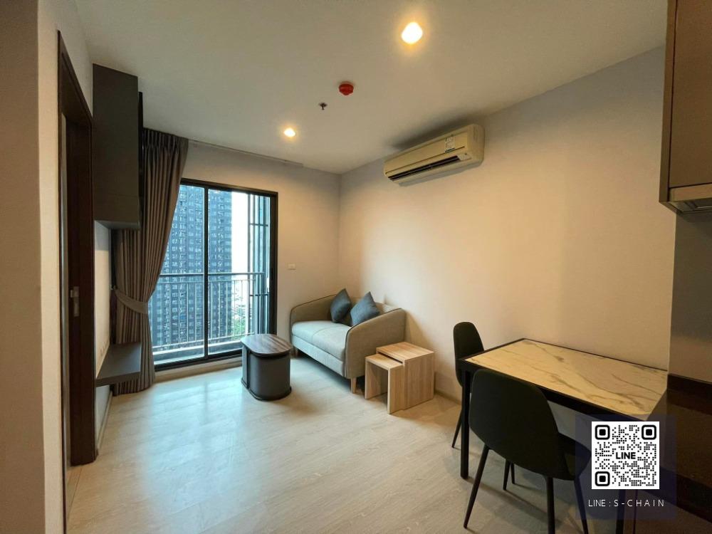 FOR RENT>> RhyThm Asoke>> ห้องริมตกแต่งใหม่ ชั้น 25 ใกล้ MRT พระราม 9 #LV-MO126