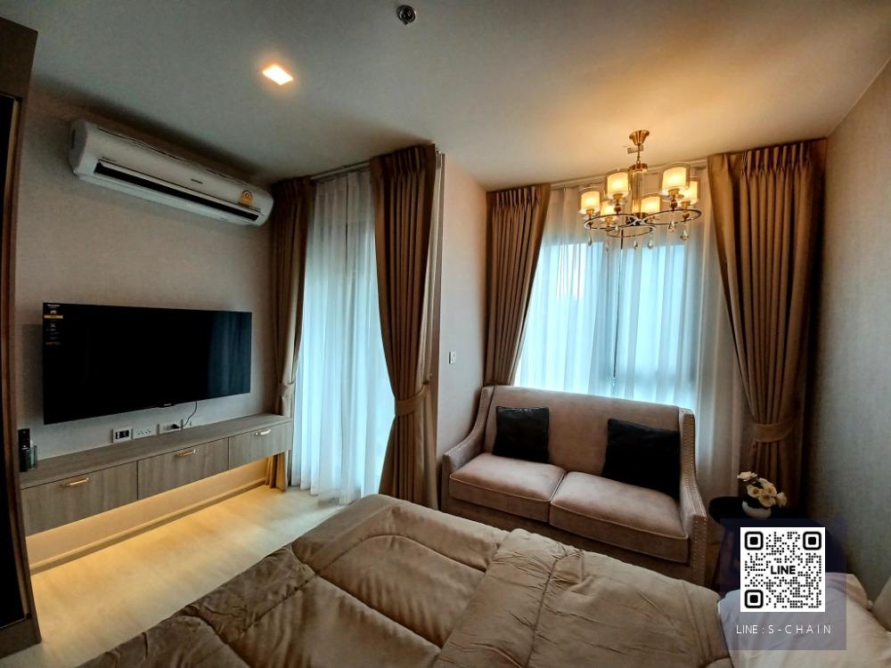 FOR RENT>> Life One Wireless>> ห้องมุม ชั้น 17 เฟอร์นิเจอร์ครบ พร้อมเครื่องใช้ไฟฟ้า ใกล้ BTS เพลินจิต #LV-M092