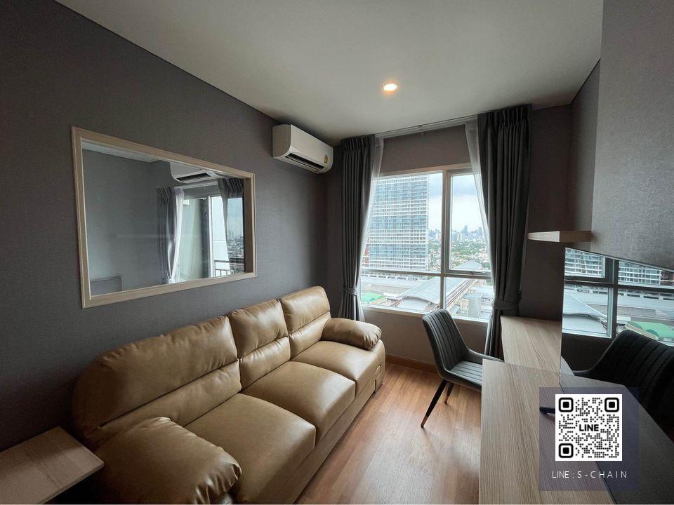 💛🔥FOR RENT>> Lumpini Place Taopoon Interchange>> ใกล้ MRT เตาปูน เพียง 100 เมตร ขนาดห้อง 32 ตร.ม. ชั้น 21 ห้องริม ฝั่งห้องนอนไม่ติดใคร เงียบสงบ วิวดี #LV-MO665
