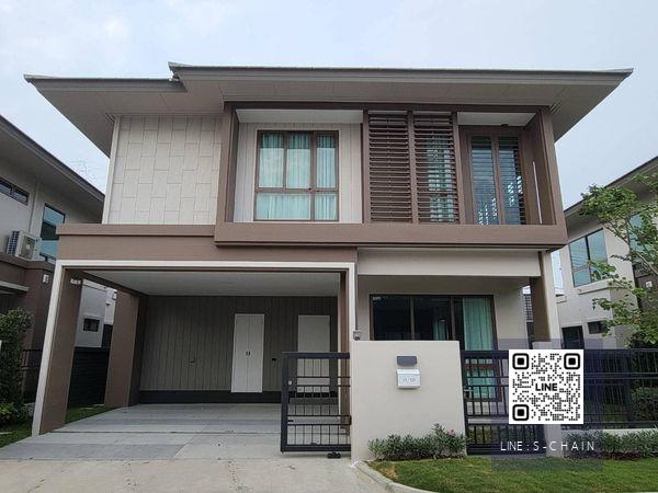 HOME FOR RENT>> บ้านเดี่ยว 2 ชั้น หมู่บ้านบุราสิริ กรุงเทพกรีฑา เดินทางสะดวก ใกล้พระราม 9 สนามบินสุวรรณภูมิ เฟอร์นิเจอร์ครบ พร้อมอยู่ #LV-MO316