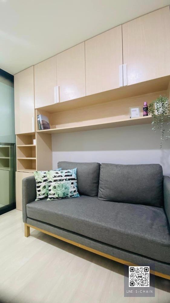 FOR RENT>> Life Asoke >> ชั้น 17 ขนาดห้อง 30 ตร.ม. วิวสวน เฟอร์นิเจอร์ครบ ติดรถไฟฟ้า: MRT เพชรบุรี #LV-MO462