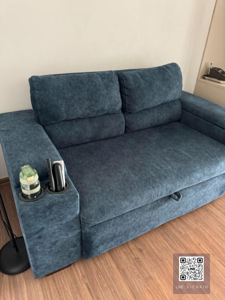 FOR RENT>> The Origin Ram 209 Interchange>> ห้อง 1 Bed Plus   ชั้น 2 เฟอร์นิเจอร์ครบพร้อมเครื่องใช้ไฟฟ้า ใกล้รถไฟฟ้าสายสีชมพู และ รถไฟฟ้าสายสีส้ม สถานีมีนบุรี #LV-MO225