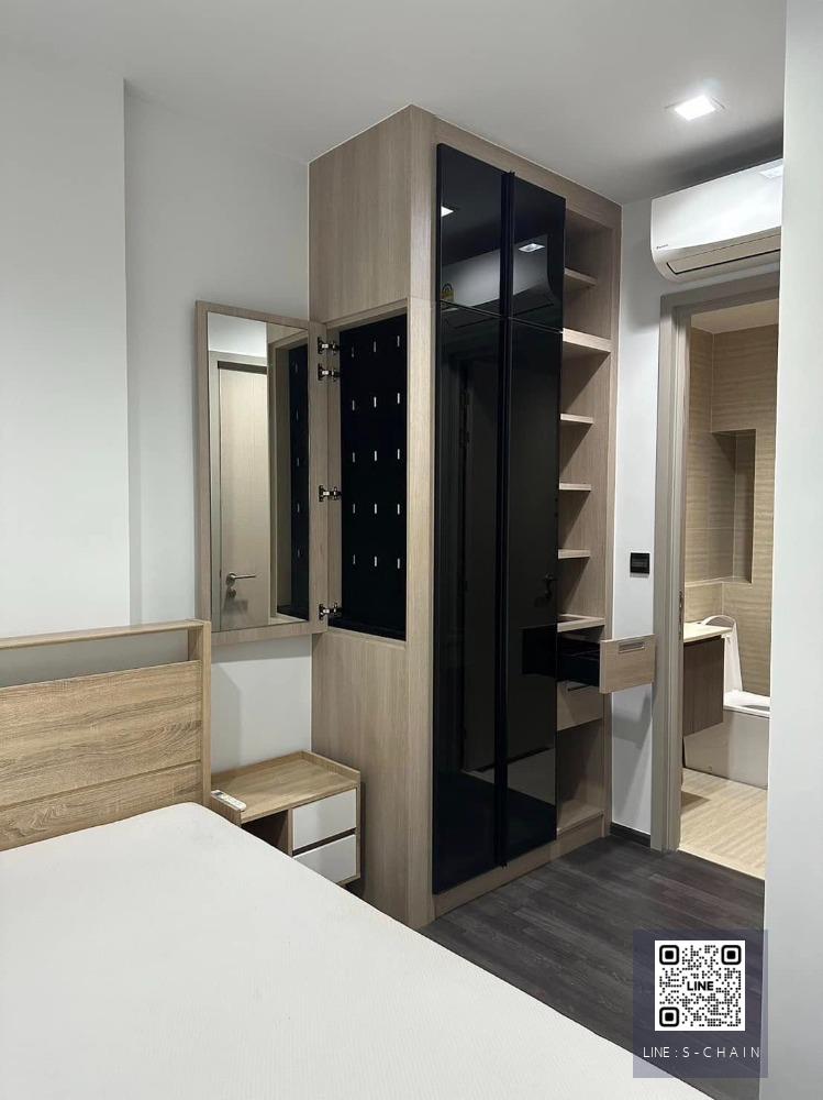 📢FOR RENT>> The Line Asoke - Yeak Faichai>>  ชั้น 3 วิวสวน อาคาร A ใกล้ MRT พระราม 9 เฟอร์นิเจอร์ครบ ห้องสวย #LV-MO1263