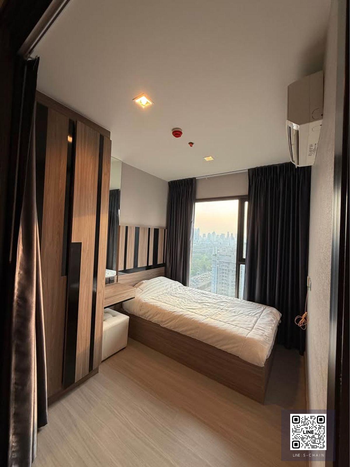 🌈📢FOR RENT>> Life Asoke Rama 9 🎉2 ห้องนอน ชั้น 31 ขนาดห้อง 40 ตร.ม เฟร์นิเจอร์ครบ ใกล้ MRT พระราม 9 #LV-MO1966