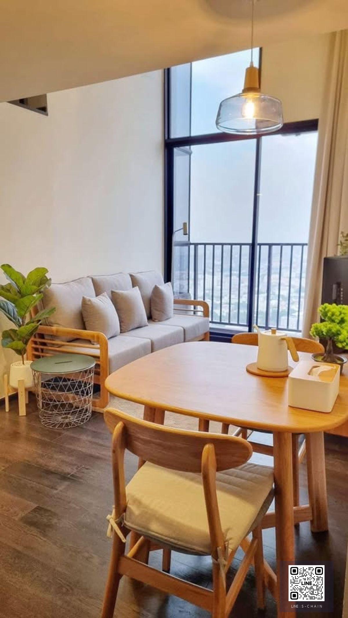 📢FOR RENT>> Park Origin Thonglor>> 🌷 Duplex (33.5+14) 47.5 SQM  ชั้น 45 หันหน้าไปทางทิศตะวันออก วิวสวย มีแสงธรรมชาติมากมาย ใกล้ BTS ทองหล่อ #LV-MO1496