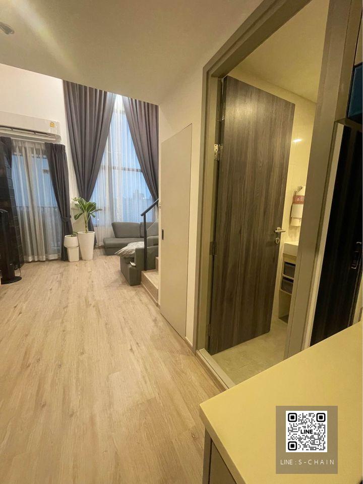 FOR RENT>> The Rich Rama 9 - Srinakarin>> ห้อง Duplex 37 ตร.ม. ชั้น 28 ติด Airport Link หัวหมาก #LV-MO291