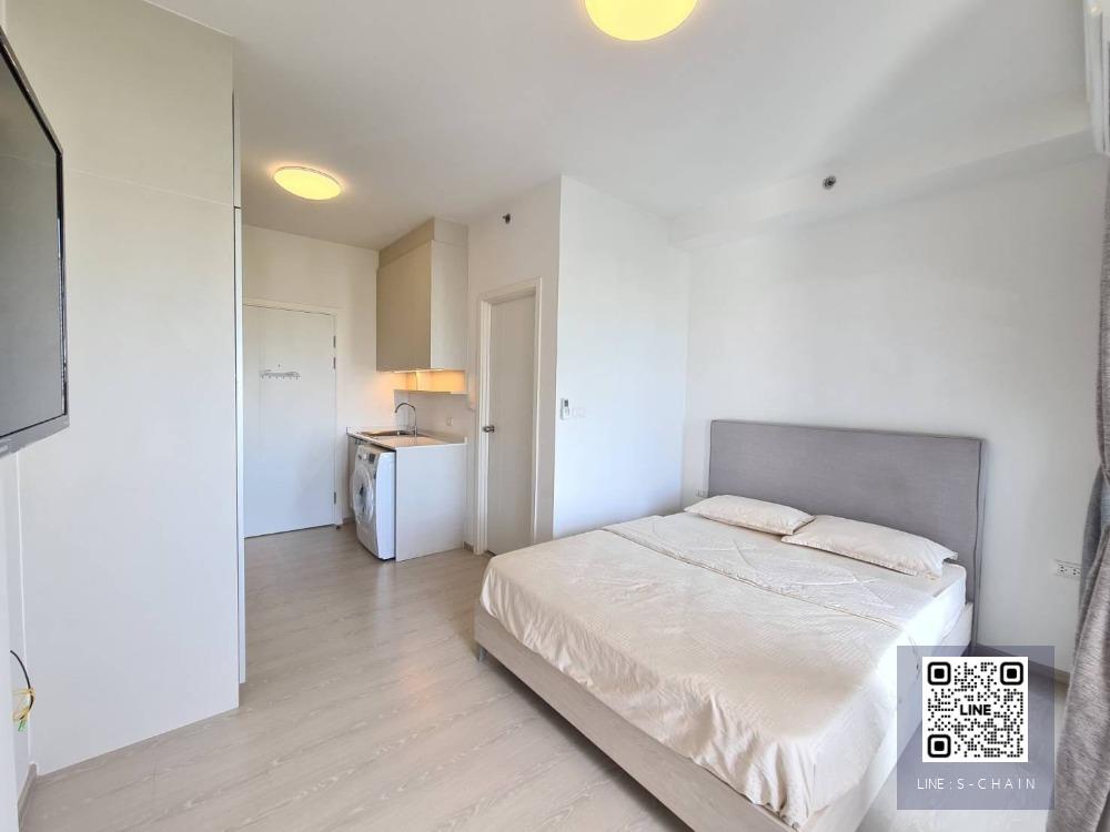 FOR RENT>> Chapter One Eco Ratchada - Huaikwang>> ห้อง Studio ขนาด 23 ตร.ม. ชั้น 12A วิวโล่ง เฟอร์นิเจอร์ โซฟา และเครื่องใช้ไฟฟ้าครบ ใกล้ MRT ห้วยขวาง #LV-MO226
