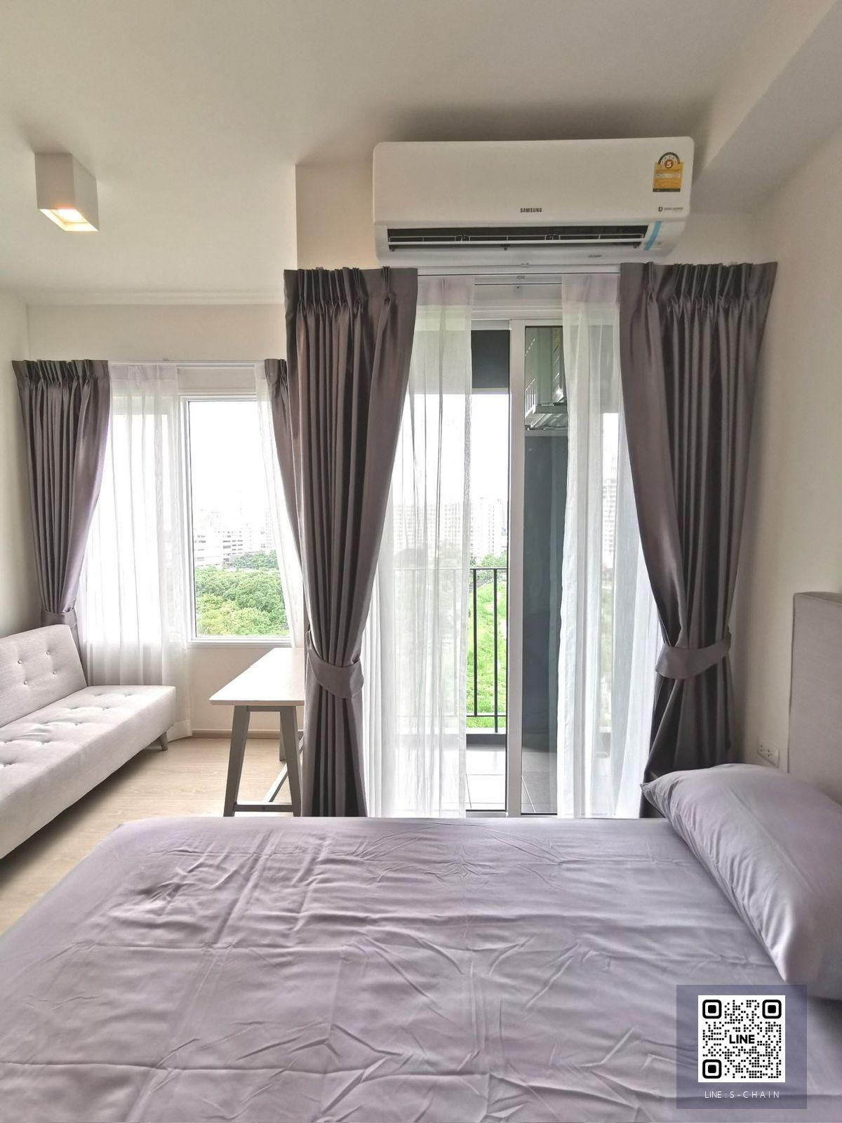 📢FOR RENT>> Chapter One Eco Ratchada - Huaikwang>> 🔥📢ตึก​ H ชั้น​ 9 ห้อง​ ​Studio 23 ตรม. วิวระเบียง โล่งกว้าง​ ไม่มีตึกอื่นบัง ห้องหันทางทิศใต้รับลม  #LV-MO1893