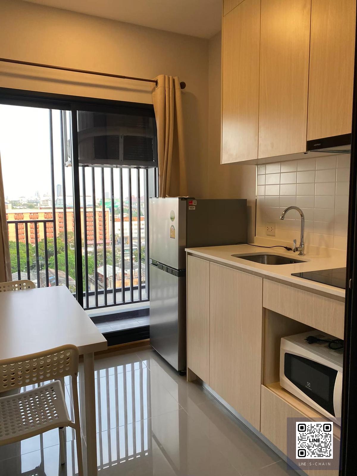 ❄️FOR RENT>> Metris Rama9 - Ramkhamhaeng>> PET Friendly  😺🐶30.5 ตรม. (ห้องมุม) 🛏 เฟอร์นิเจอร์และเครื่องใช้ไฟฟ้าครบ  ใกล้ Airport LInk รามคำแหง #LV-MO1470