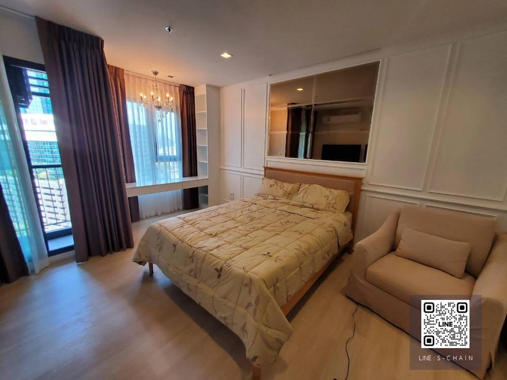 FOR RENT>> Life One Wireless>> ห้องมุม ชั้น 17 เฟอร์นิเจอร์ครบ พร้อมเครื่องใช้ไฟฟ้า ใกล้ BTS เพลินจิต #LV-M092