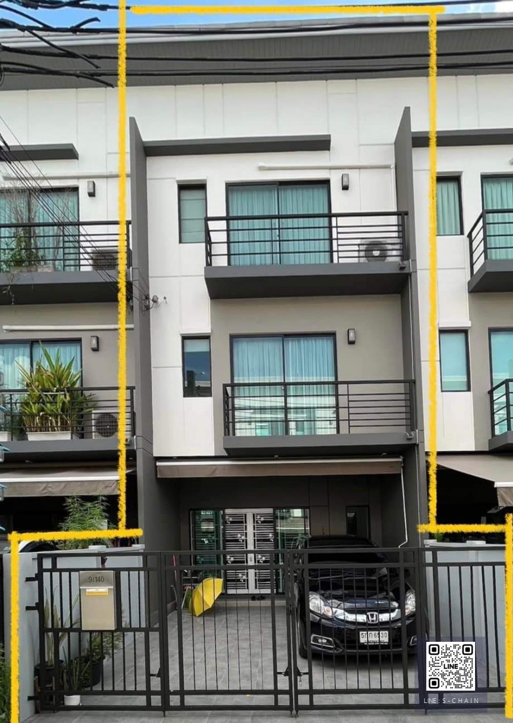 💥🏢 ให้เช่า ทาวน์โฮม 💥บ้านกลางเมือง ราชพฤกษ์ - พระราม 5ทาวน์โฮม 3 ชั้น ใจกลางราชพฤกษ์ เดินทางสะดวก#MO-1236