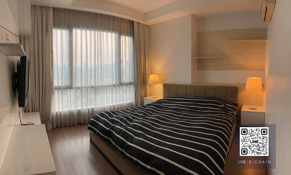 🚩FOR RENT>> Thru Thonglor>> ตรงข้าม รพ.กรุงเทพ ชั้น 26 ห้องมุม 2 ห้องนอน เฟอร์นิเจอร์ครบ #LV-MO1318