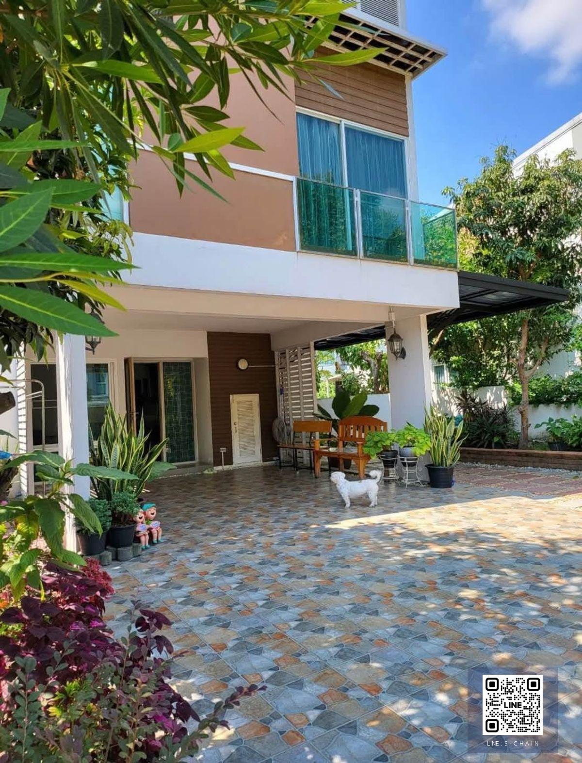 📢🏡HOME FOR RENT>> บ้านเดี่ยว โฮมเพลส เดอะพาร์ค วงแหวน ข พระราม 9>> บ้านเดี่ยวออกแบบสไตน์โมเดิล  ใกล้สนามบิน   ทำเลลาดกระบัง สุวรรณภูมิ มอเตอร์เวย์  เดินทางสะดวก  #ใกล้แอร์พอร์ตลิ้ง สถานีทับช้าง #LV-MO1503