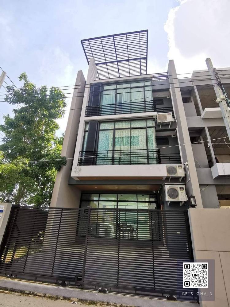 TOWN HOME FOR RENT>> ทาวน์โฮม 3 ชั้น บ้านใหม่ เหมาะสำหรับทำ โฮมออฟฟิต ใกล้รถไฟฟ้าสายสีเหลือง สถานีศรีแบริ่ง #MO-5121