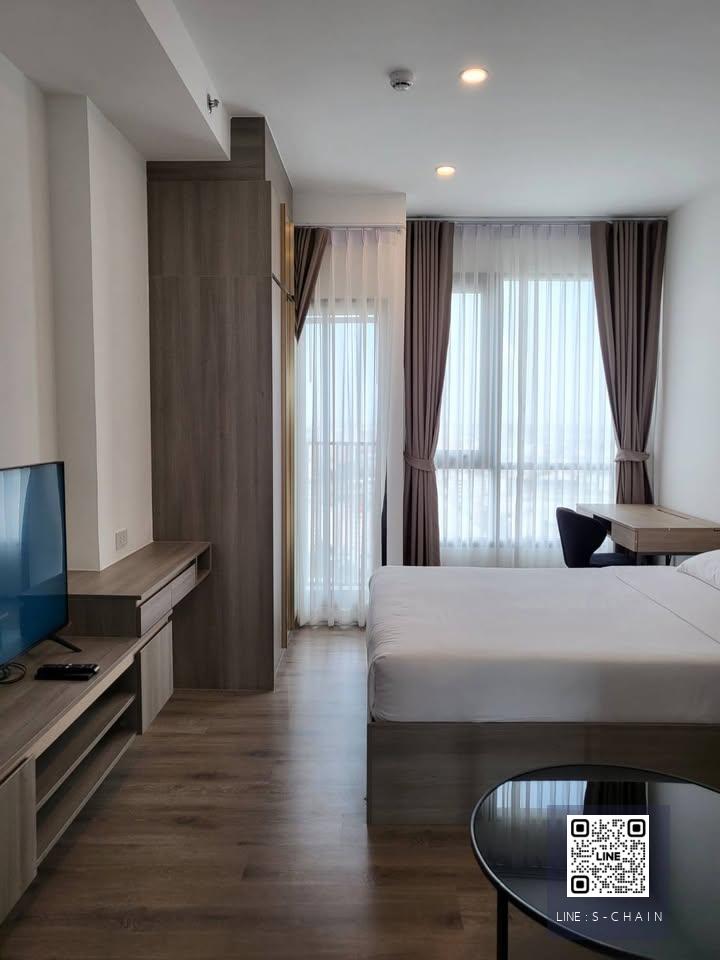 ☘️🌈FOR RENT>> Knightsbridge Sukhumvit - Thepharak>> ห้อง Studio 23 ตรม.  ฟรี Wi-Fi  ชั้น 16 เครื่องใช้ไฟฟ้าครบ ติด BTS สถานีทิพวัล 0 เมตร #LV-MO1067