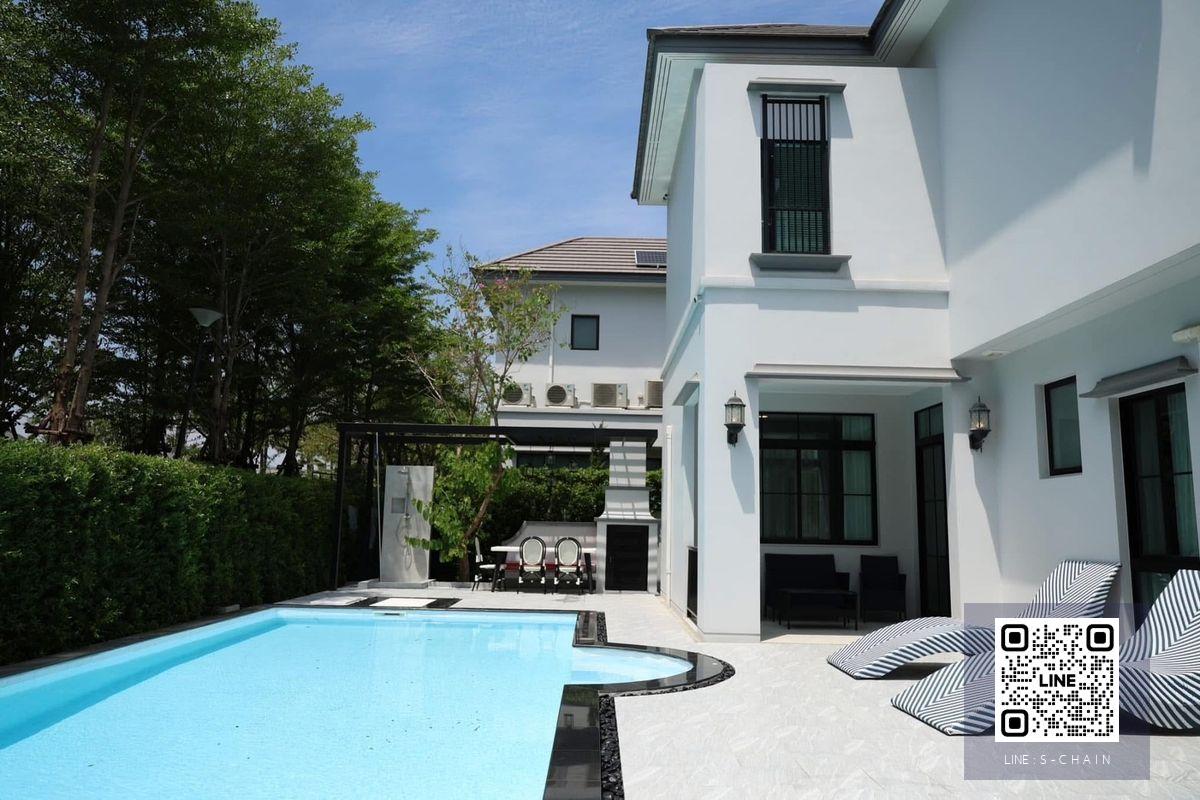 📢🏡HOME FOR RENT >> หมู่บ้านนันทวัน พระราม 9 - กรุงเทพกรีฑาตัดใหม่ ✨⭐ บ้านเดี่ยวหรู Luxury house with Pool Villa แปลงติดสวน ติดสโมสรบ้านหันทิศใต้ แปลงหัวมุม มีความเป็นส่วนตัว #LV-MO1819