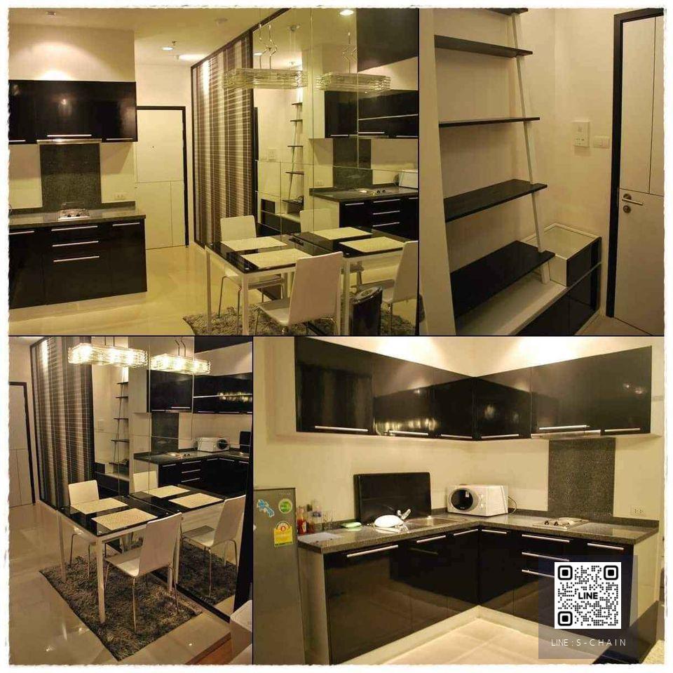 🎉🏙 FOR RENT>> Villa Sathorn>> ห้อง Studio ขนาด 43.5 ตร.ม. ห้องกว้าง ชั้น 30 วิวแม่น้ำ ตกแต่งครบสวย style Black and White ใกล้ BTS กรุงธนบุรี #LV-MO510