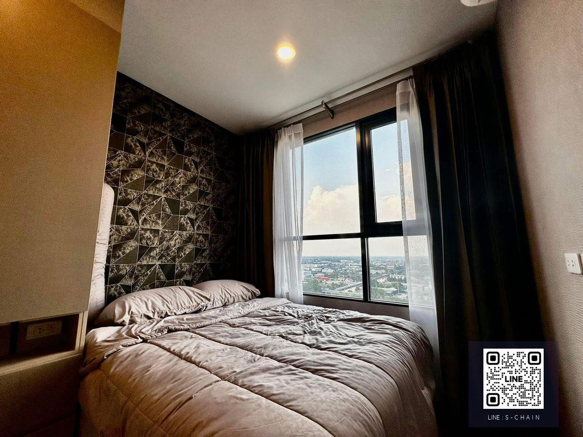 ✨FOR RENT ✨The Origin Ram 209 Interchange >> 🔺ติด MRTมีนบุรี สายสีส้ม ชั้น 20 ขนาดห้อง 31 ตร.ม 1ห้อง อ่านหนังสือ(หรือห้องนอนเล็ก) เฟอร์นิเจอร์ครบ ห้องแยกเป็นสัดส่วน #LV-MO1657